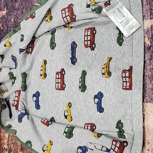 Mayoral boy zipper up think jacket with hood - Picture 4 of 7